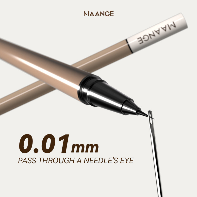 ปากกาอายไลเนอร์ชนิดน้ํา MAANGE E01 – เคล็ดลับละเอียดพิเศษขนาด 0.01 มม. แห้งเร็วและกันน้ํา, แผ่นปิดตา