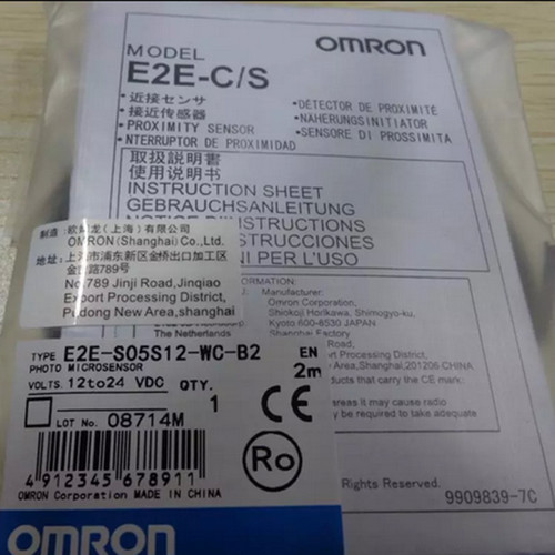 1PC ใหม่ Omron E2E-S05S12-WC-B2 Proximity Sensor จัดส่งฟรี