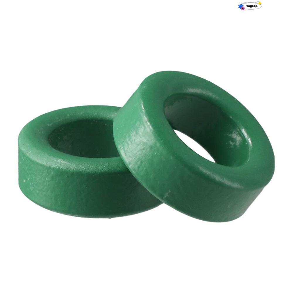 INNEW Toroid Ferrite Core, 22mm x 14mm x 8mm Ferrite Chokes Ring, Green Power Transformer Metal