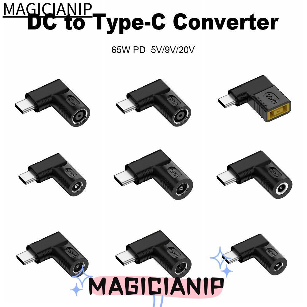 MAGICIANIP DC to Type C Converter 5v 9v 12v Professional USB C Connector PD 65W สําหรับ //