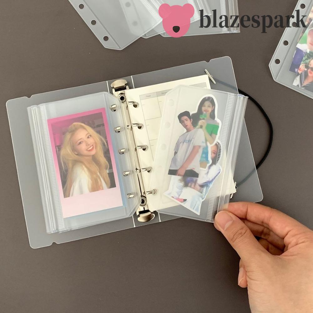 BLAZESPARK 10 ชิ้นเกลียว Binder Divider หน้าแยก, 5 หลุม M5 เติมเกลียวหน้า Binder Indexing การ์ด, Mat