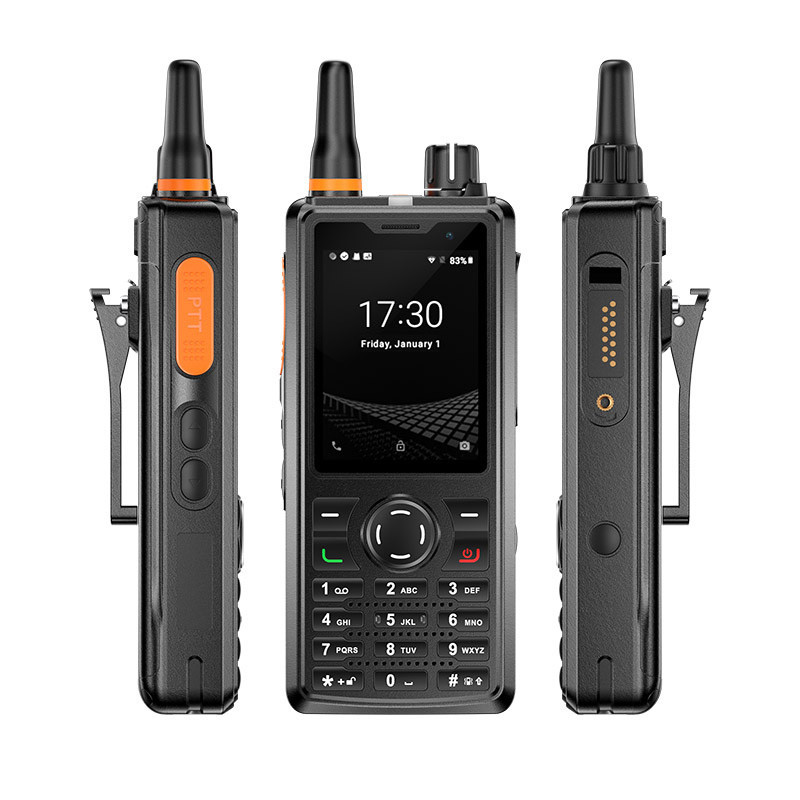 Anysecu 4G POC T60 วิทยุ Android8.1 Realptt Zello 2.4 นิ้วมือถือ 1GB + 8GB เครื่องส่งรับวิทยุ u