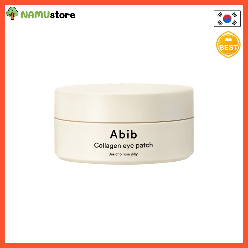 [Aib] ผ้าปิดตาคอลลาเจน Jericho rose jelly 60ea 90g / Korean Eye Patch / Collagen Infused / ของแท้ 10