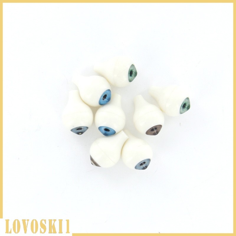 [Lovoski1] 8 ชิ้น 14 มิลลิเมตรรอบอะคริลิคตาลูกตาสําหรับตุ๊กตาหรือหุ่น DIY ทํา Accs