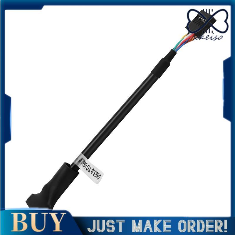 15 ซม.USB 3.0 20 Pin Header Male to USB 2.0 9 Pin Female Adapter Cable