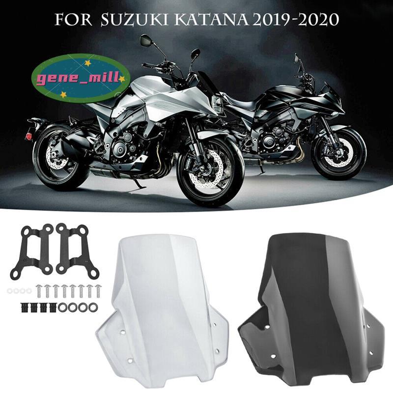 สําหรับ Katana 1000 GSX-S GSXS 1000S รถจักรยานยนต์กระจกกระจก Deflector สีดํา