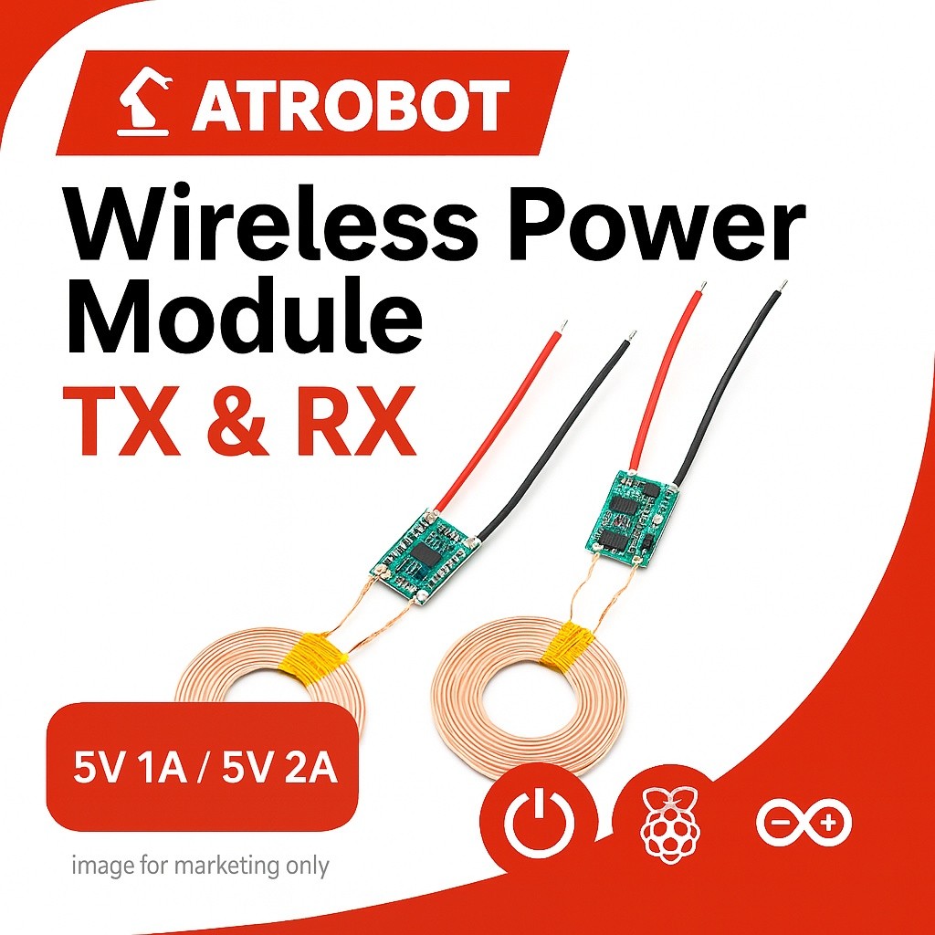 5V1A/5V2A Wireless Power Supply โมดูลชาร์จไร้สาย ขนาดเล็ก พกพาง่าย สำหรับอุปกรณ์อิเล็กทรอนิกส์