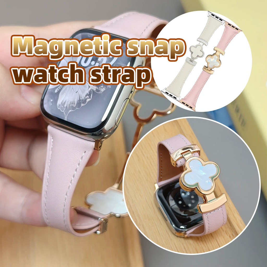 [42/49MM] สายหนังพรีเมี่ยมสําหรับ Apple Watch (ไม่มีนาฬิกา)