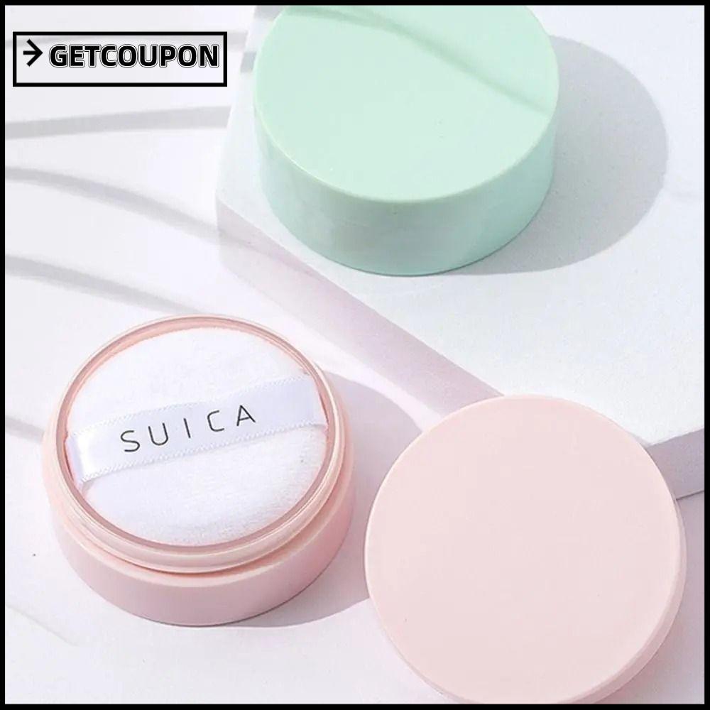 GETCOUPON 1 ชิ้น กล่องแป้ง Dispersion พร้อม Sifter|กระปุกแป้งฝุ่นเปล่า, แป้งพัฟแบบใช้ซ้ําได้ แพ็คเกจย่อย หมวกสีขาว ภาชนะเครื่องสําอางขนาดเล็ก