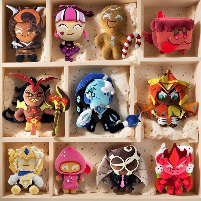 【พร้อมส่ง】shadow milk cookie plush Game peripherals shadow milk cookie plushie Biscuit Kingdom Carto