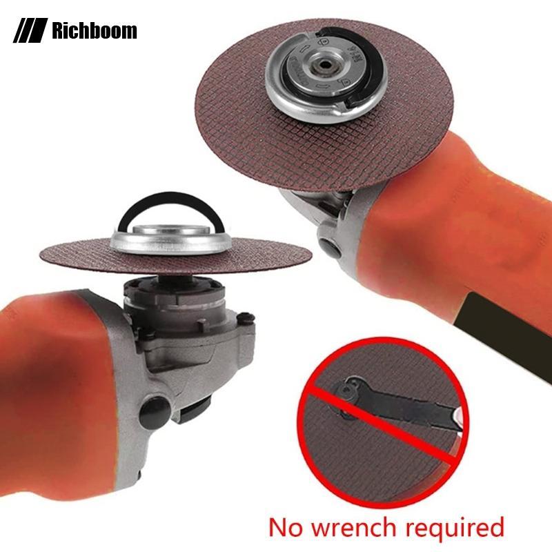 Rich ทนทานเครื่องบดมุมชิ้นส่วนเครื่องมือ M14 ด้ายแผ่นความดัน Self-locking Disc ID-11 38 มม.OD- 44 72