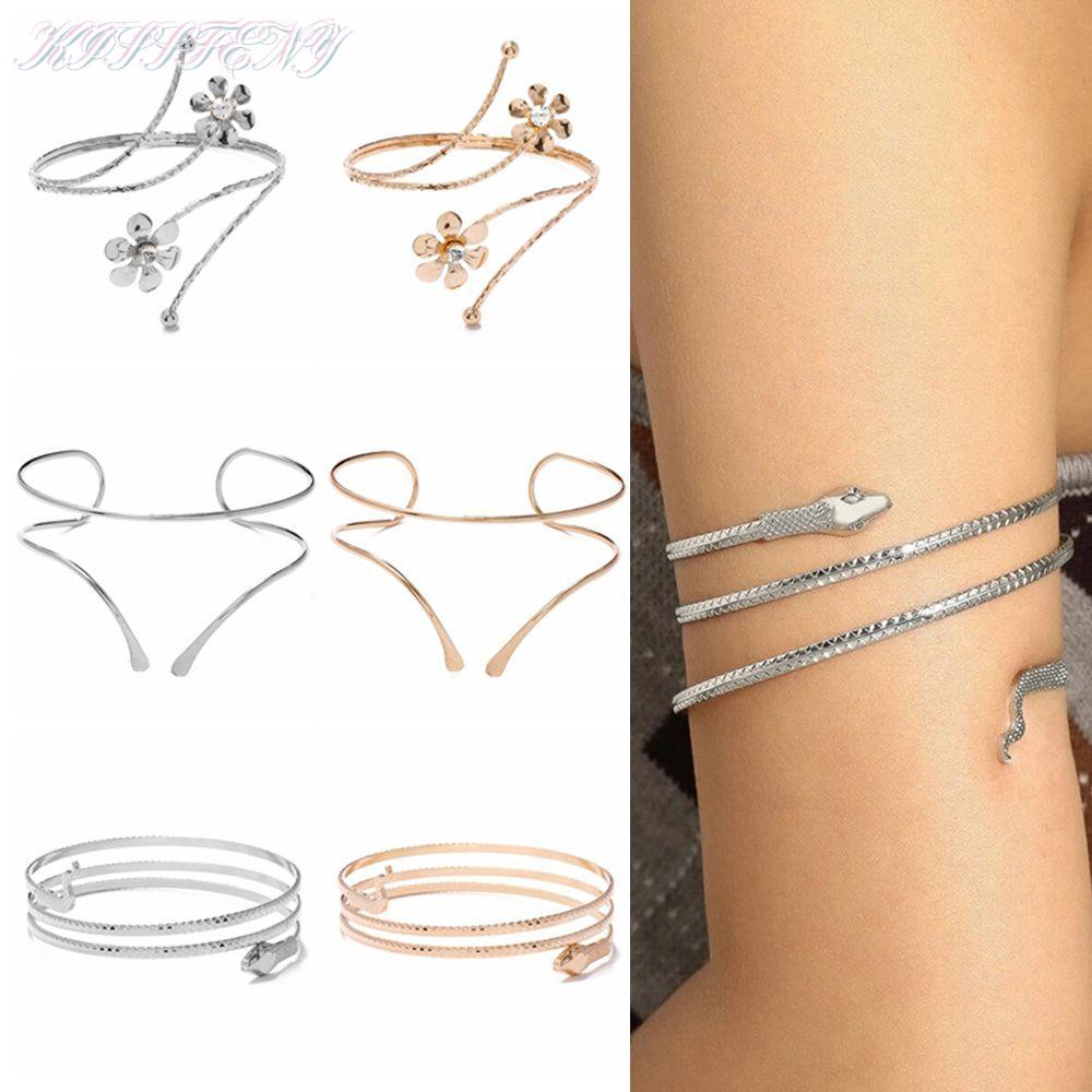 KISSFENY Arm Chain Body Bracelet Retro Adjustable Arm Ring