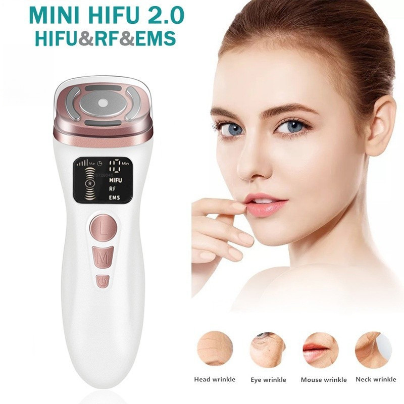 มัลติฟังก์ชั่น HlFU Anti-aging Machine RF EMS Microcurrent Lift กระชับผิวหน้า Care Beauty Machine