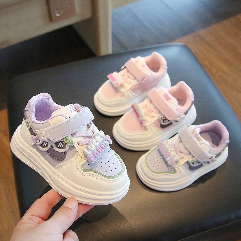 รองเท้าผ้าใบ Lucky Rabbit PhucMinhBabyBoss รองเท้าสําหรับเด็กผู้หญิงสไตล์การ์ตูนน่ารัก