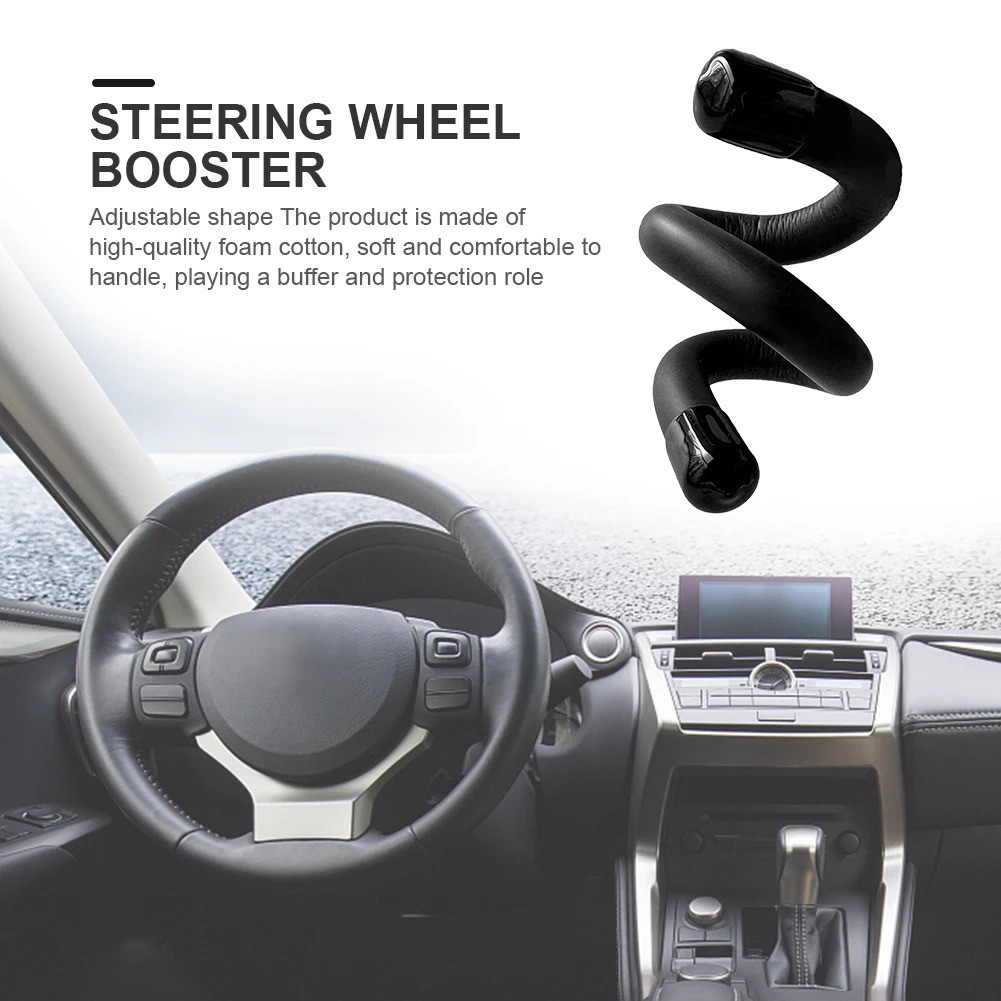 Foam Cotton Car Steering Wheel Booster Autopilot FSD Buddy 360 Rotation Steering Wheel Knob Spinners