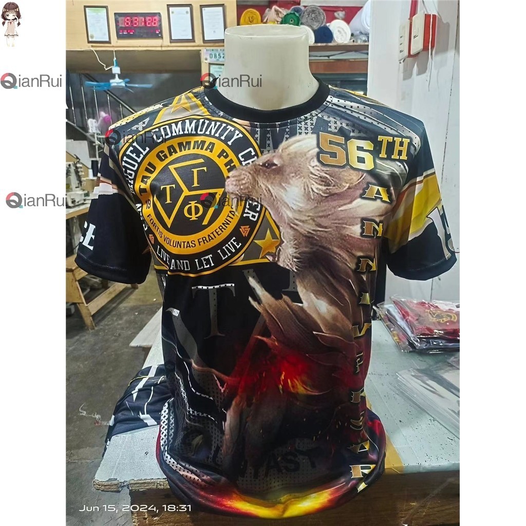 เสื้อยืดระเหิด 56th Anniversary FS Tau Gamma Phi Triskelion