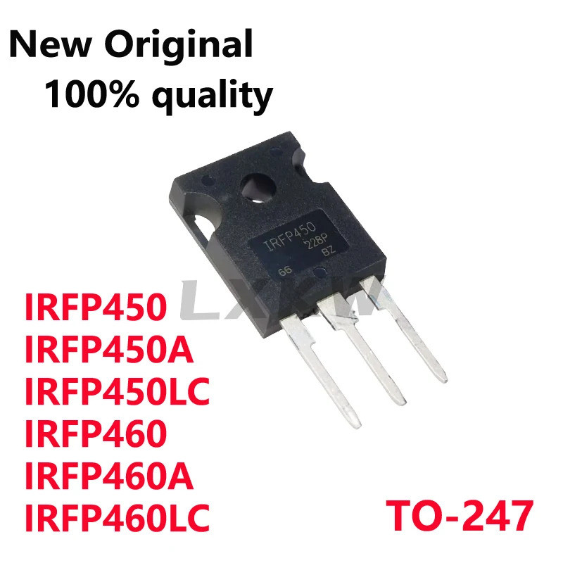 5PCS IRFP450 IRFP450A IRFP450LC IRFP460 IRFP460A IRFP460LC TO-247 Field Effect ทรานซิสเตอร์