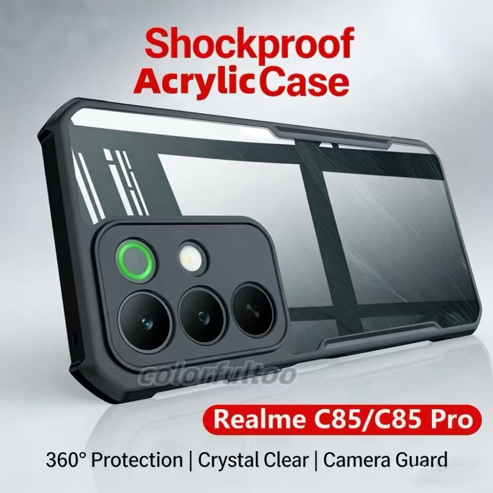 ⚡️ส่งจากไทย⚡️HHL แข็ง เคสกันกระแทก เคสใส สำหรับ Realme Note70 C63 C53