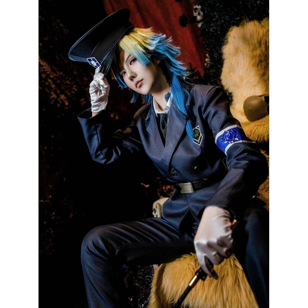 Blue Prison cos เสื้อผ้า Caesar-Michelle cos Caesar-Michelle cos เสื้อผ้า Caesar-Michelle วิกผม