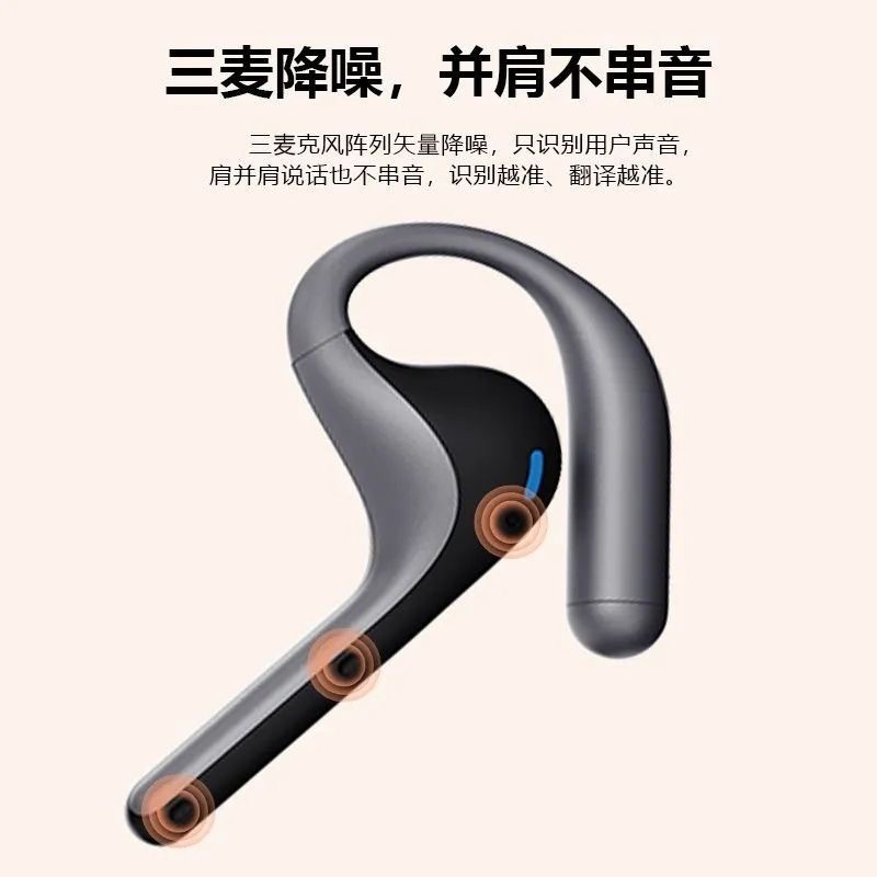 Timekettle Timekettle W4 Pro ชุดหูฟังแปลพร้อมกัน การสนทนาแบบเรียลไทม์แบบดั้งเดิม นักแปลอัจฉริยะ