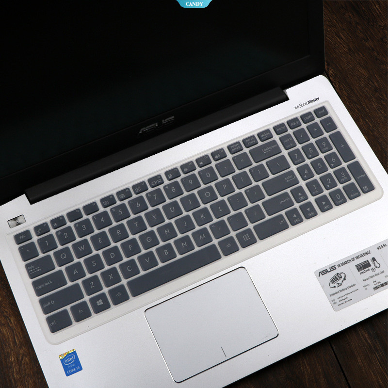 แป้นพิมพ์ซิลิโคนกันฝุ่นผิวสําหรับ ASUS K550V R510L X502C F502C 15.6 นิ้วโน้ตบุ๊ค [ZK]