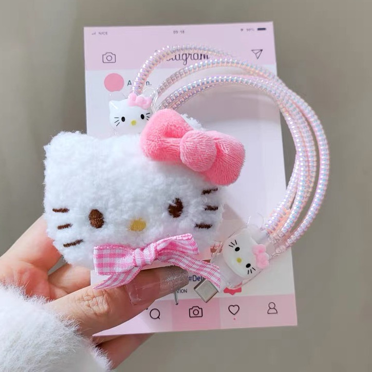 พร้อมส่งจากไทย ชุดถนอมสายชาร์จการ์ตูน เคส สำหรับ ไอโฟน  Apple Power Adapter 18w 20w 35W