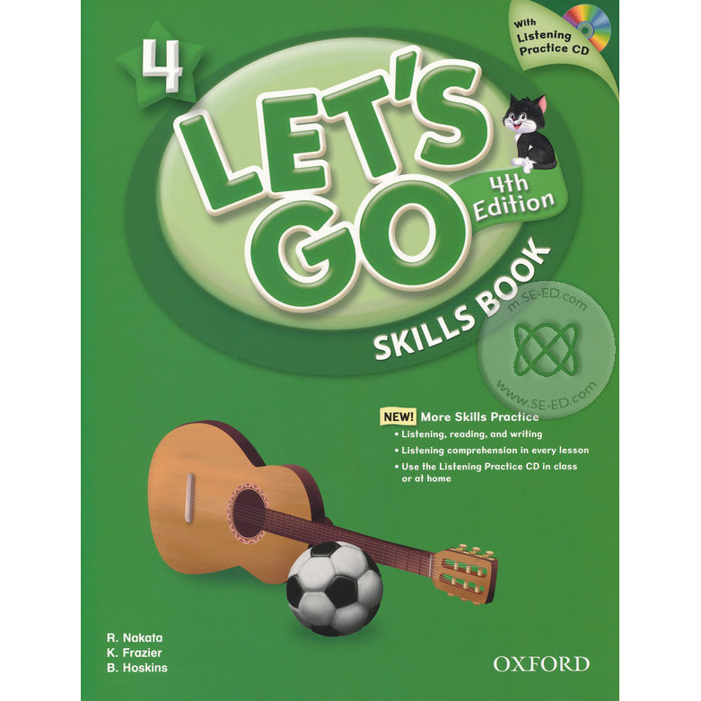 Bundanjai (หนังสือ) Let's Go 4th ED 4 : Skill Workbook (P) +CD