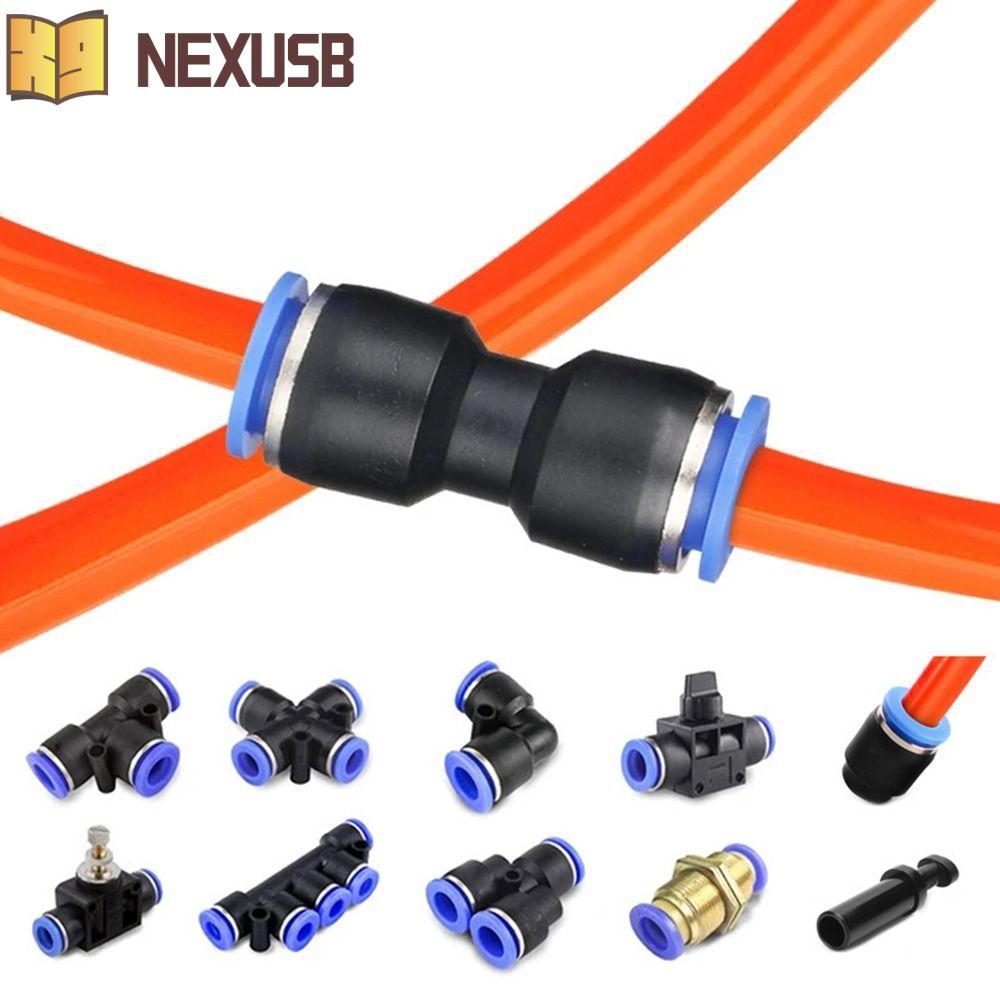 NEXUSBEAM อุปกรณ์ด่วนพลาสติกทนทาน 4 มม./6 มม./8 มม./10 มม./12 มม.Pu/Pv/Pk/Py/Pm/Sa Push In ขั้วต่อท่