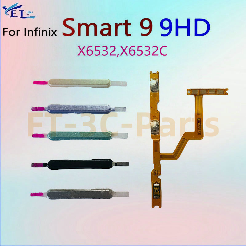 สําหรับ Infinix Smart 9 9 HD X6532 X6532C เปิดสวิตช์ปรับระดับเสียง flex เปลี่ยน