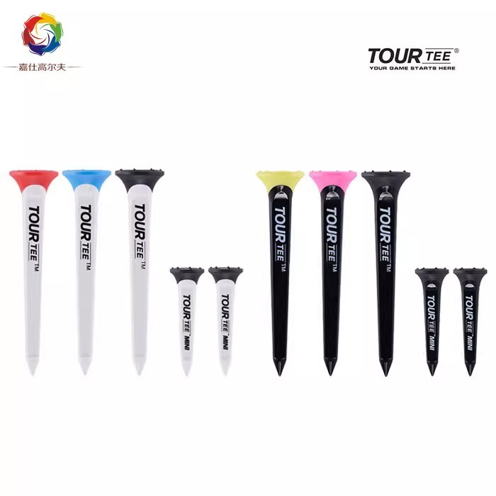 TOUR TEE PRO นําเข้ากอล์ฟ Tee ยาวสั้น tee Ball Nails Golf Serve บันได Ball Holder อุปกรณ์เสริม