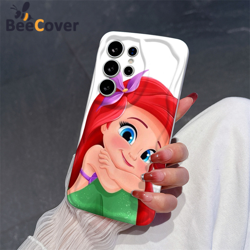 Q สไตล์ Mermaid Princess สําหรับ OPPO A15 A16 A17 A31 A3S A53 A55 A57 A5S A12 A74 A76 A78 A92 A9 A93