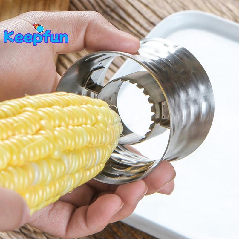 [Keepfun] เครื่องปอกสายไฟสแตนเลสเครื่องปอกซังข้าวโพดเครื่องตัดข้าวโพดแบบวงกลม Corer [ใหม่]