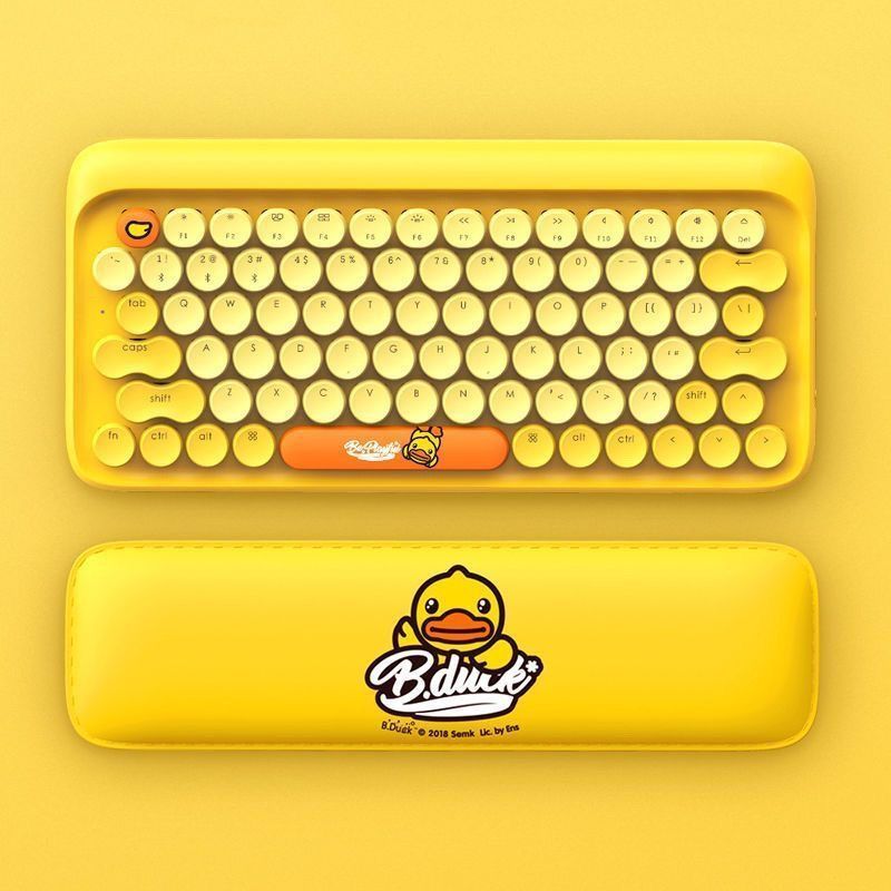 Lofree Lofree Little Yellow Duck Bluetooth Mechanical Keyboard หญิงแล็ปท็อปสํานักงาน ipad Universal 