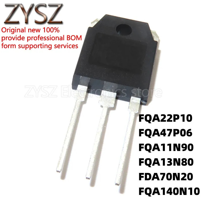 5PCS FQA22P10 FQA47P06 FQA11N90 FQA13N80 FDA70N20 FQA140N10 TO3P Field Effect ทรานซิสเตอร์