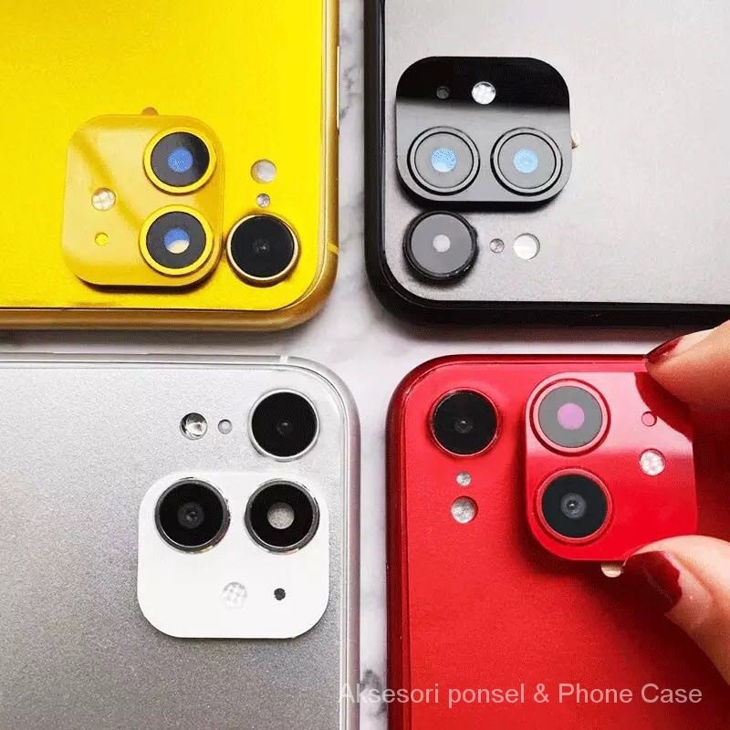 กล้องปลอมด้านหลังสําหรับ iPhone X/XS เปลี่ยนสําหรับ iPhone 11Pro / Xr เปลี่ยนสําหรับ iPhone 11 / Xsmax เปลี่ยนสําหรับ iPhone 11promax กล้องปลอมกลับ Coveru