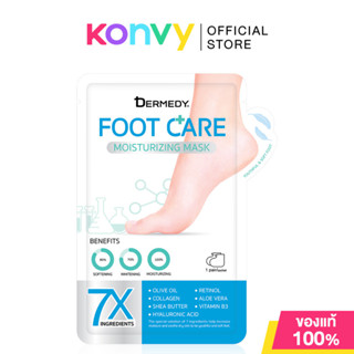 DERMEDY Foot Care Moisturizing Mask 1 Pair เดอร์มีดี มาสก์ถุ…