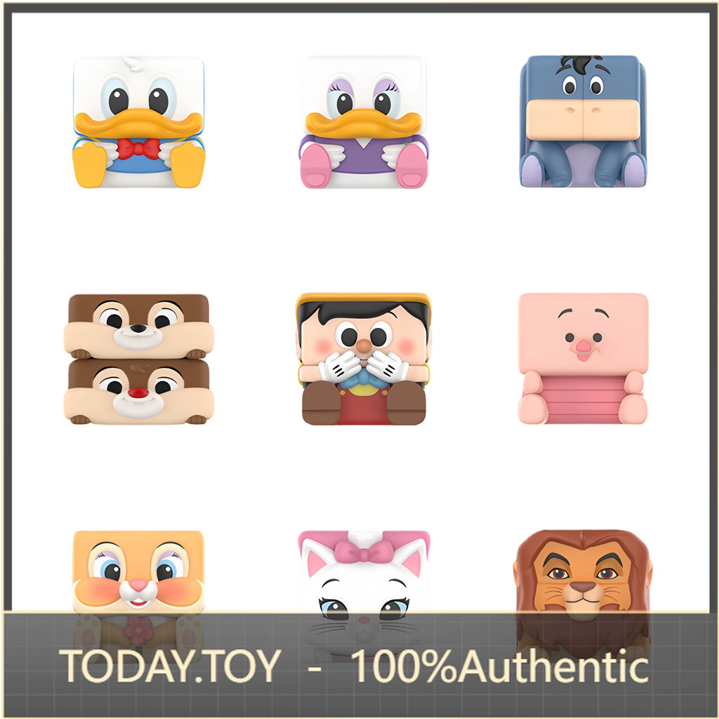 P POPMART POPMART Disney Classic POP CUBE-2 Series ฟิกเกอร์กล่องปริศนา