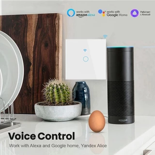 สวิตช์อัจฉริยะ Wifi RF433 Neutral/No-Neural Tuya Control ทํางานร่วมกับ Alexa Google Home WiFi สมาร์ท Home Touch Switch