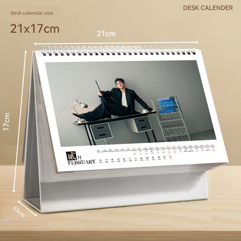 ปฏิทิน ปฏิทินจีน Yang Xuwen สินค้า 2026 ปฏิทินตั้งโต๊ะสไตล์ใหม่ปฏิทินรายสัปดาห์ปฏิทินสร้างสรรค์ Star