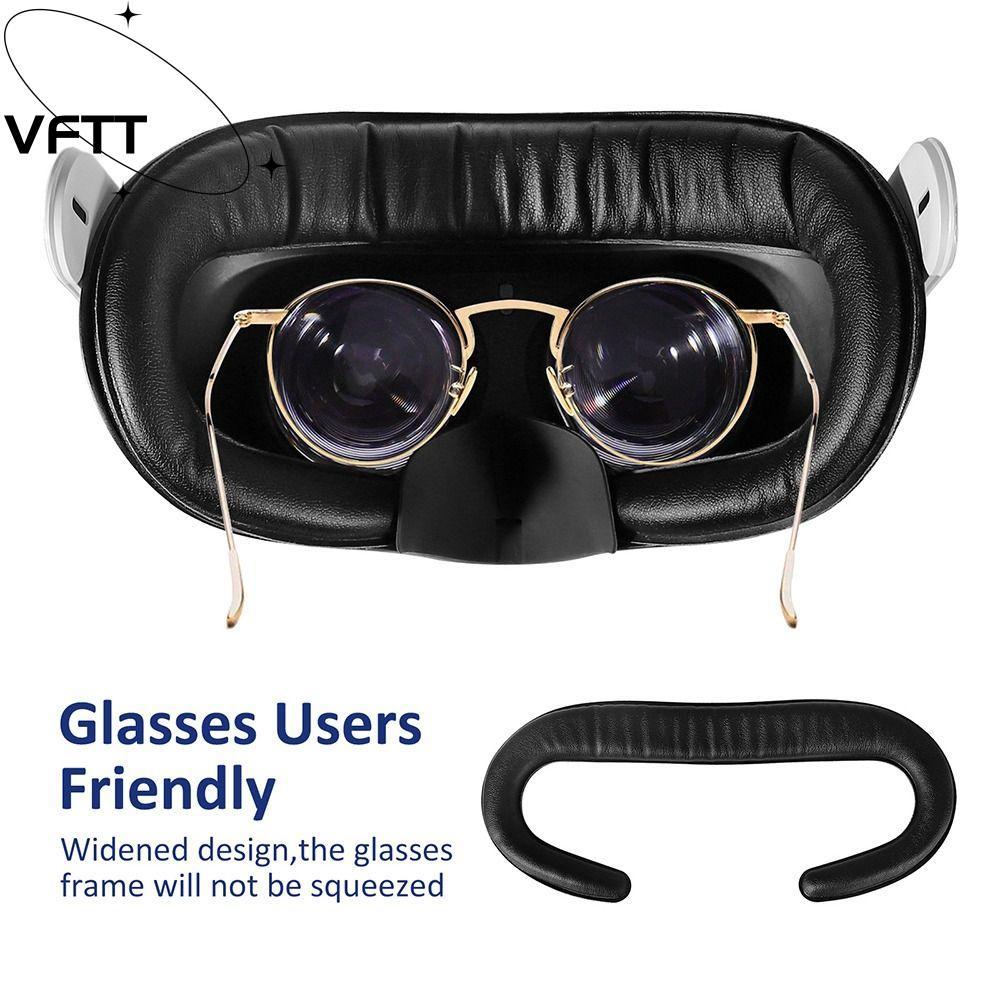 VFTT VR Facial Cover อะไหล่ Sweatproof อุปกรณ์เสริม Face Cushion Pad สําหรับ Quest2
