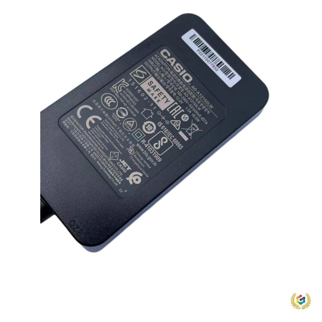 เครื่องชาร์จ casio อิเล็กทรอนิกส์ casio Piano A12150LWDC12V1.สายไฟเดิมปรับให้เข้ากับ ไข่