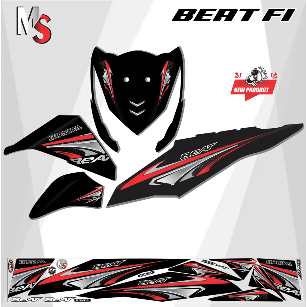 BEAT PGM - FI 2012/2016 MSO13 สติ๊กเกอร์ VARIATION / สติ๊กเกอร์