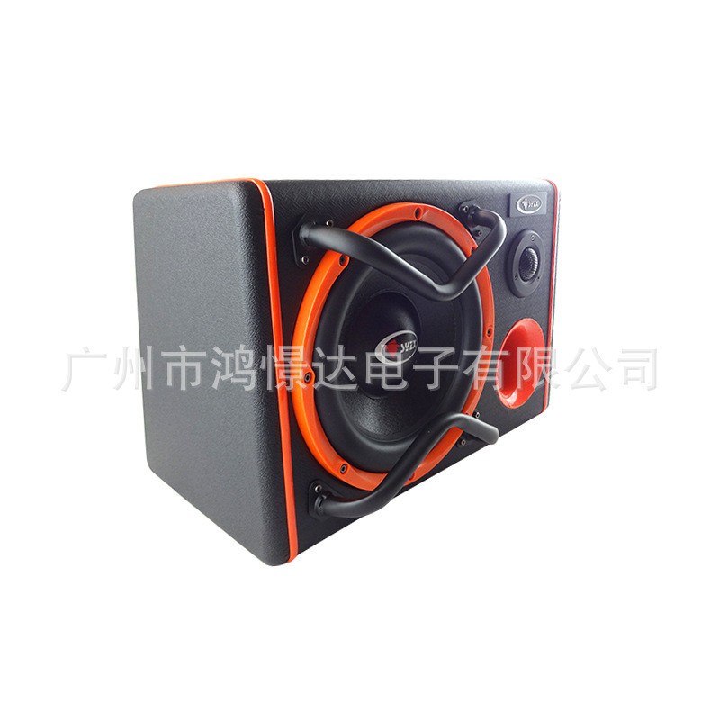 เครื่องเสียงรถยนต์ Master VX-710-1200WT ตู้เบสแบบแอคทีฟ 33 ซม. พร้อมการควบคุมสายไฟพร้อมเพาเวอร์แอมป์