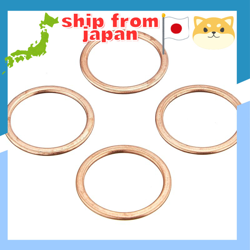 KITACO Exhaust Muffler Gasket (XK-10) for ZZ-R400, etc. 963-4000010