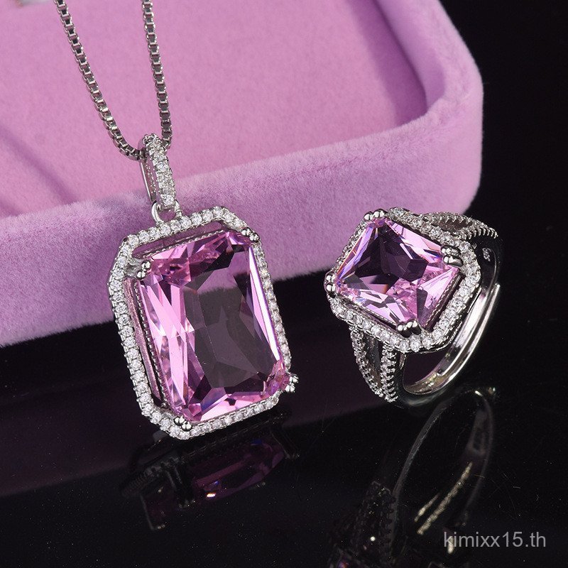 สร้อยคอมากลูกปัด Zircon สไตล์เกาหลีหรูหรา