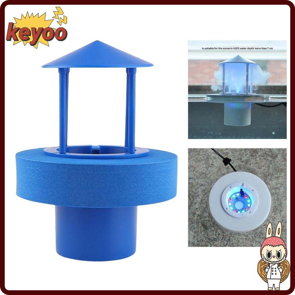 KEYOOL เครื่องพ่นลอย, อุปกรณ์ตู้ปลา ABS ตู้ปลา Atomiser, เครื่องพ่นหมอกน้ํา Fogger กรองถังปลา