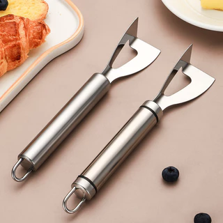 SUGA ที่แบ่งเนย สแตนเลสแท้ มีดตัดเนย มีดทาเนย ที่ขูดชีส ที่ตัดแบ่ง มีดตัดชีส butter knife SUR445