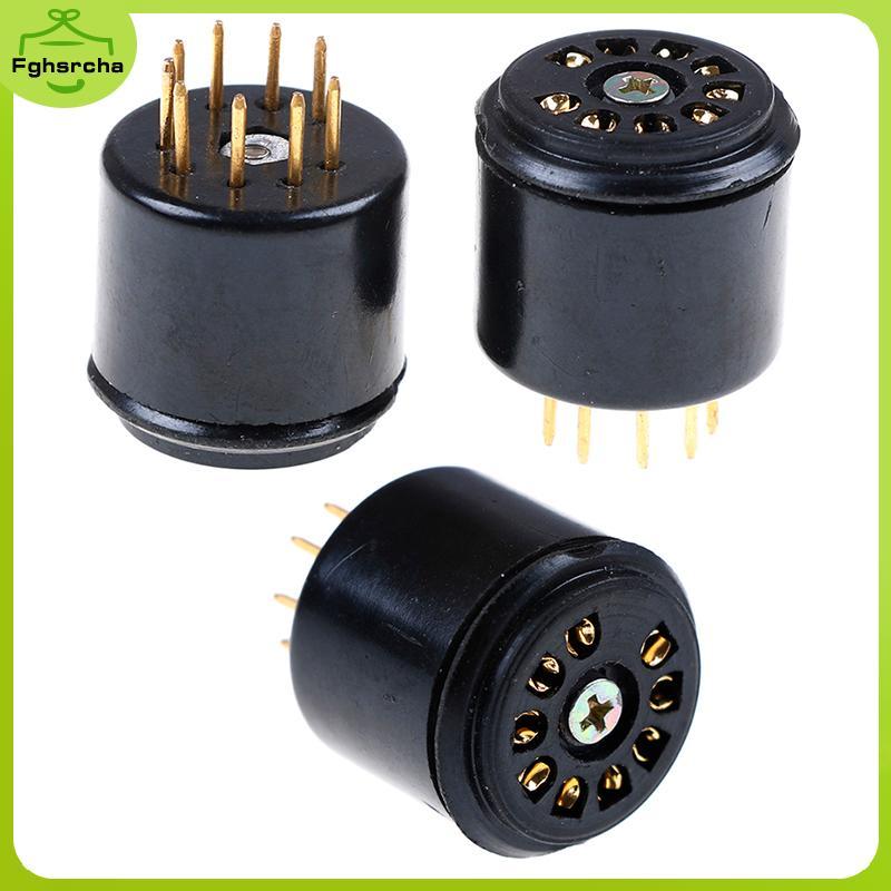 2x ชุบทอง 9pin balite หลอด soet การทดสอบ saver สําหรับ 12AX7 ECC83 5670 6DJ8
