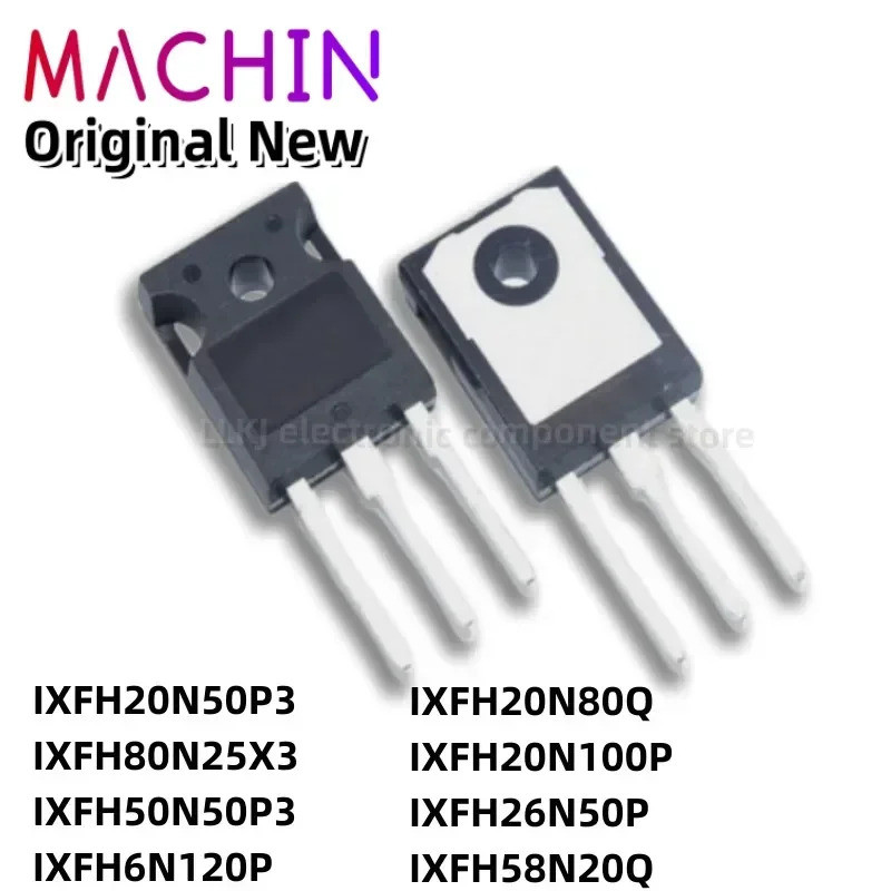 5pcs IXFH20N50P3 IXFH80N25X3 IXFH50N50P3 IXFH6N120P IXFH20N80Q IXFH20N100P IXFH26N50P IXFH58N20Q IXF