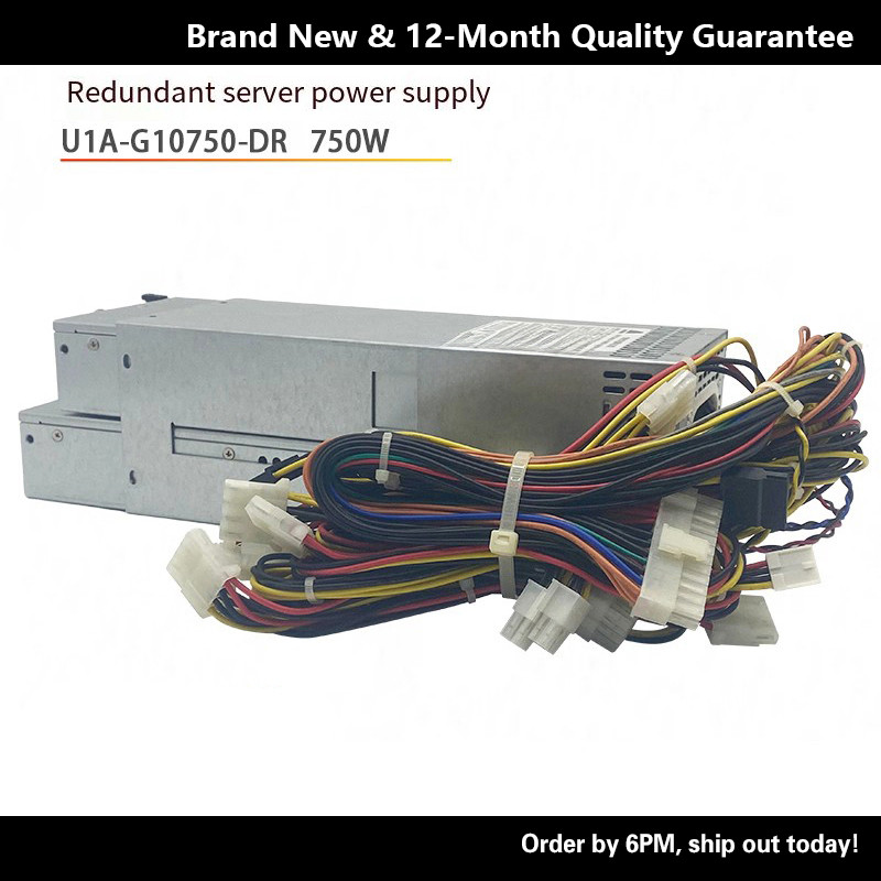 95 ใหม่ Continental Pass 750W Redundan Server โมดูลแหล่งจ่ายไฟ U1A-G10750-DR R2A-GV0750-W